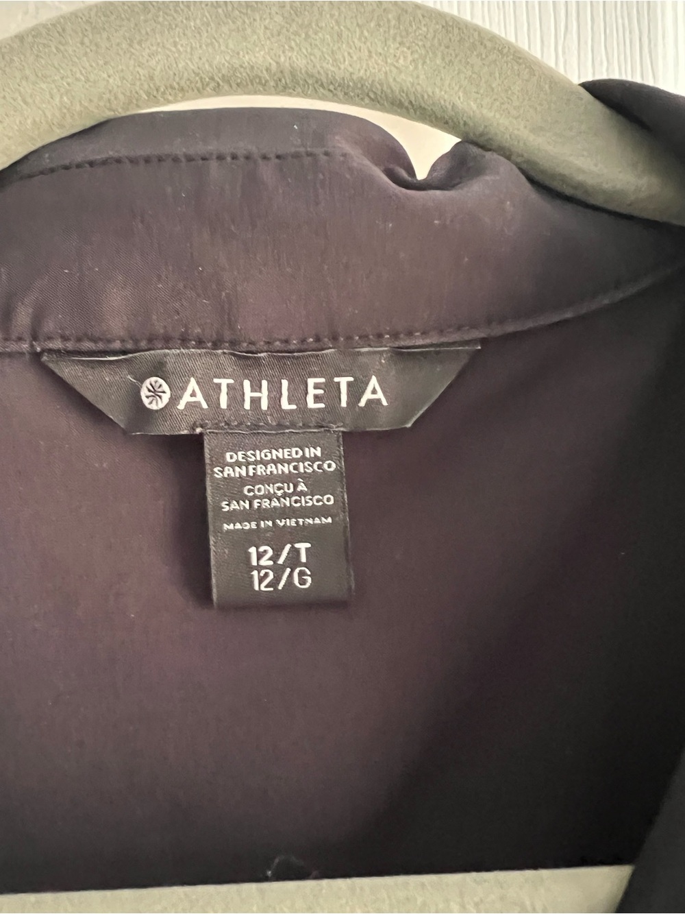Athleta Brooklyn TALL Sleeveless Black Collared Romper - Picture 3 of 4